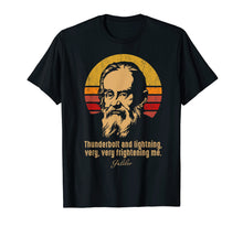 Load image into Gallery viewer, Thunderbolt Lightning Very Frightening Me Galileo Tshirt
