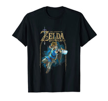 Load image into Gallery viewer, Zelda Breath Of The Wild Link Arch Shot Logo Graphic T-Shirt 125669
