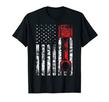 Load image into Gallery viewer, Funny shirts V-neck Tank top Hoodie sweatshirt usa uk au ca gifts for Patriotic Auto &amp; Diesel Mechanic USA Flag Piston T-shirt 1410921
