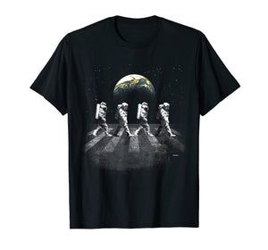 Funny shirts V-neck Tank top Hoodie sweatshirt usa uk au ca gifts for Astronauts in Walking in Space Earth Moon T-Shirt 1499554
