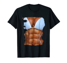 Load image into Gallery viewer, Funny shirts V-neck Tank top Hoodie sweatshirt usa uk au ca gifts for Fake Abs T Shirt Funny Bikini Body Muscle Six Pack 3D 223053
