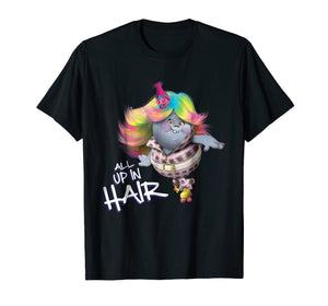 Funny shirts V-neck Tank top Hoodie sweatshirt usa uk au ca gifts for DreamWorks' Trolls All up in Hair T-Shirt 206335