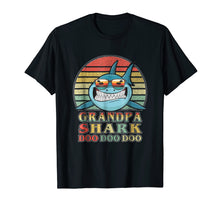 Load image into Gallery viewer, Funny shirts V-neck Tank top Hoodie sweatshirt usa uk au ca gifts for Vintage Grandpa Shark T-Shirt Doo Doo - Family Gift T-Shirt 803301
