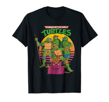 Load image into Gallery viewer, Teenage Mutant Ninja Turtles Retro Sun Group Tee-Shirt
