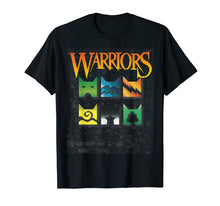 Load image into Gallery viewer, Warrior Cats Clan Icons T-Shirt - boy and girls book readers
