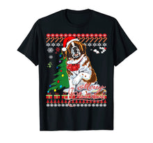 Load image into Gallery viewer, Funny shirts V-neck Tank top Hoodie sweatshirt usa uk au ca gifts for Ugly Christmas Sweater Saint Bernard Dog T-Shirt 1556567
