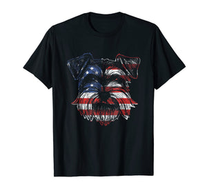 Funny shirts V-neck Tank top Hoodie sweatshirt usa uk au ca gifts for Schnauzer T-Shirt With Bow-Tie 4th Of July Patriotic 2374847