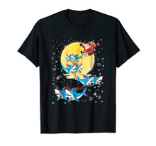 Load image into Gallery viewer, Santa Claus Riding Shark Christmas Tshirt Funny Xmas Gifts 852272
