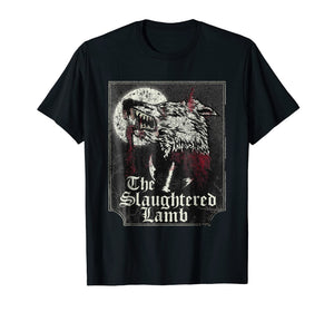 Funny shirts V-neck Tank top Hoodie sweatshirt usa uk au ca gifts for The Slaughtered Lamb wolf Halloween T-shirt Men Women Kids 1489901