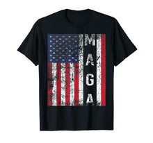 Load image into Gallery viewer, Funny shirts V-neck Tank top Hoodie sweatshirt usa uk au ca gifts for Donald Trump Maga American Flag Shirt 1592422
