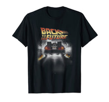 Load image into Gallery viewer, Back To The Future Vintage Delorean Peel Out Graphic T-Shirt
