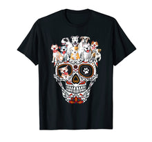 Load image into Gallery viewer, Funny shirts V-neck Tank top Hoodie sweatshirt usa uk au ca gifts for Pitbull Mom Sugar Skull Shirt- Funny Gothic Dog Mom Dad Gift 181042
