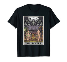 Load image into Gallery viewer, The Lovers Tarot Card Shirt Pagan Gothic Clothing Women
