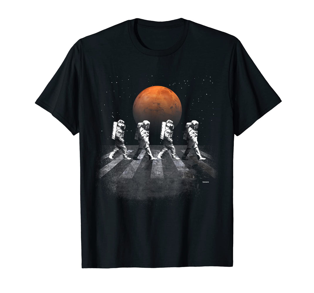 Astronauts In Walking In Space Occupy Mars T-Shirt