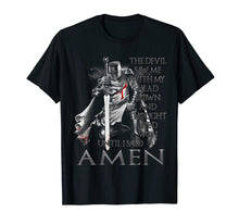 Load image into Gallery viewer, The Crusader The Devil Saw Me - Knight Templar T-Shirt
