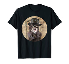 Load image into Gallery viewer, Funny shirts V-neck Tank top Hoodie sweatshirt usa uk au ca gifts for Steampunk Cat - Mens &amp; Womens Soft Lightweight T-Shirt 6554 1537634

