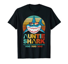 Load image into Gallery viewer, Funny shirts V-neck Tank top Hoodie sweatshirt usa uk au ca gifts for Retro Vintage Auntie Shark Tshirt Funny Birthday Gifts 240046
