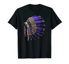 Load image into Gallery viewer, Rez Native American Buffalo Skulls Feathers Indian Shirt
