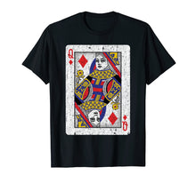 Load image into Gallery viewer, Funny shirts V-neck Tank top Hoodie sweatshirt usa uk au ca gifts for Queen of Diamonds Poker Lover Gifts Playing Card T-Shirt 4108086
