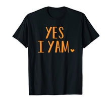 Load image into Gallery viewer, Yes I Yam Funny Thanksgiving Halloween Matching Couple Gift T-Shirt
