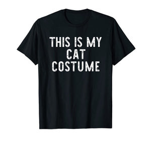 This Is My Cat Costume Halloween Funny T-Shirt