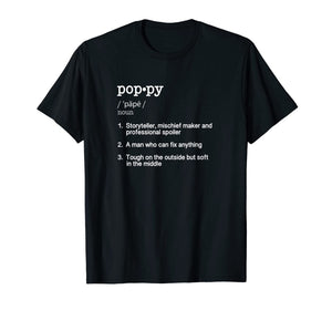 Poppy Definition T Shirt - Funny Father's Day Gift Tee-230126