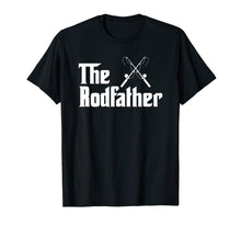 Load image into Gallery viewer, Mens The Rodfather Funny Fishing Fathers Day Gift Dad Grandpa T-Shirt-2324389
