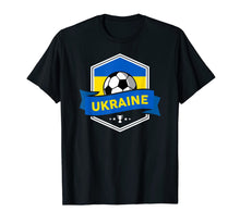 Load image into Gallery viewer, Ukraine Soccer T Shirt Ukrainian Team Ball Flag Gift 2020 T-Shirt-3201705
