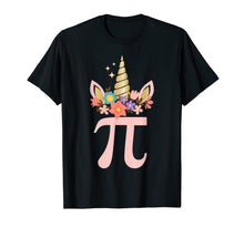 Load image into Gallery viewer, Cute Unicorn Face Pi Day Shirt Girls Women Math Geek Tee-192208
