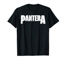 Load image into Gallery viewer, Pantera Official White Logo T-Shirt 109321
