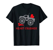 Load image into Gallery viewer, Heart Crusher shirt, Boy Valentines Day T Shirt, Truck Tee-902163
