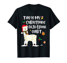 Load image into Gallery viewer, This Is My Christmas Llama Pajama Pyjama Top Christmas Gifts T-Shirt
