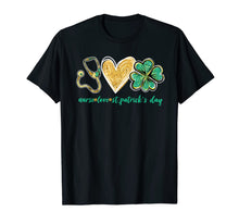 Load image into Gallery viewer, Stethoscope Love Shamrock Nurse St Patrick&#39;s Day Gifts TShirt126597
