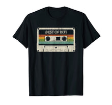 Load image into Gallery viewer, Vintage Best of 1971 48th Birthday Cassette T-Shirt
