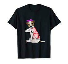 Load image into Gallery viewer, Women Gifts Jack Russell Terrier Dog Tattoo I Love Mom T-Shirt-990657
