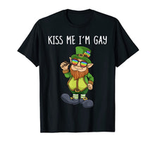 Load image into Gallery viewer, Kiss Me I&#39;m Gay Pride St Patricks Day LGBT Shirt Homosexual T-Shirt-5680918
