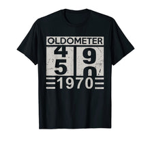 Load image into Gallery viewer, Oldometer 49 50 Born In 1970 Funny Birthday Dad Gifts T-Shirt-361117
