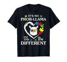 Load image into Gallery viewer, Llama Autism Awareness Gift Boys Girls Be A Little Different T-Shirt-1793782
