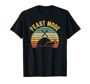 Retro Funny Feast Mode Thanksgiving T-Shirt