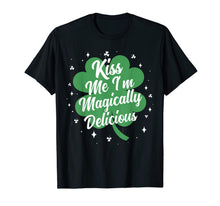 Load image into Gallery viewer, Kiss Me I'm Magically Delicious Funny St Patricks Day Gift TShirt709275
