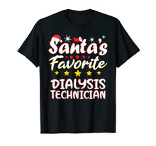 Load image into Gallery viewer, Funny shirts V-neck Tank top Hoodie sweatshirt usa uk au ca gifts for Santa&#39;s Favorite Dialysis Technician Christmas Xmas gift T-Shirt 1328547

