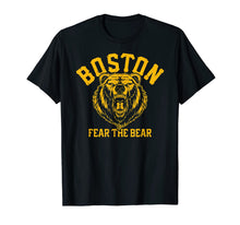 Load image into Gallery viewer, Fear The Bear Hockey Beware of Boston Sports Fan Bruin Gift TShirt446288
