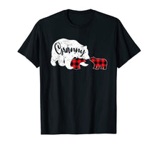 Load image into Gallery viewer, Funny shirts V-neck Tank top Hoodie sweatshirt usa uk au ca gifts for Red Plaid Granny Bear Two Cubs Matching Buffalo Pajama Xmas T-Shirt 1361937
