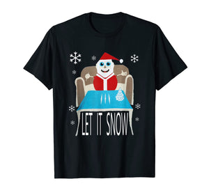 Santa Cocaine let it snow christmas sweater Gifts T-Shirt-351525