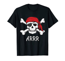 Load image into Gallery viewer, Pirate Shirt Kids or Adults Crossbones and Skull Tshirt T-Shirt-908935

