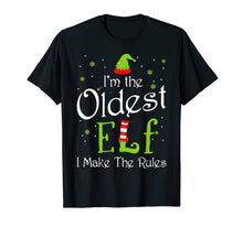 Load image into Gallery viewer, Funny shirts V-neck Tank top Hoodie sweatshirt usa uk au ca gifts for I&#39;m The Oldest Elf Christmas Gift Idea Xmas Family T-Shirt 511352
