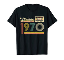 Load image into Gallery viewer, 50th Birthday Gifts Cassette Vintage 1970 50 Years Old T-Shirt-160783
