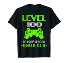 Load image into Gallery viewer, Level 100 Days Of School Unlocked Gamer Video Games Boys T-Shirt-1242438
