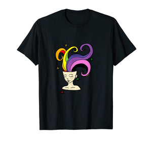 Rainbow Girl - Free Your Imagination Dream Fantasy T-Shirt