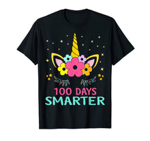 Load image into Gallery viewer, 100 Days of School Shirt Unicorn Girls Costume Gift Tee T-Shirt-595937
